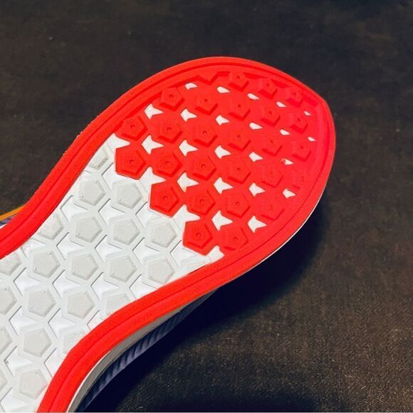 New Nike Pegasus 35 Turbo Racing Stripe Indigo Navy Marigold Orange Womens 8 MED - Picture 13 of 13